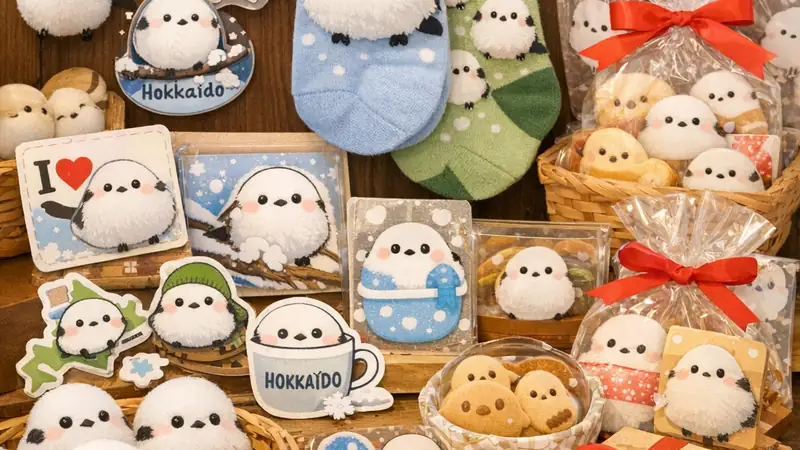 北海道限定シマエナガ雑貨が人気