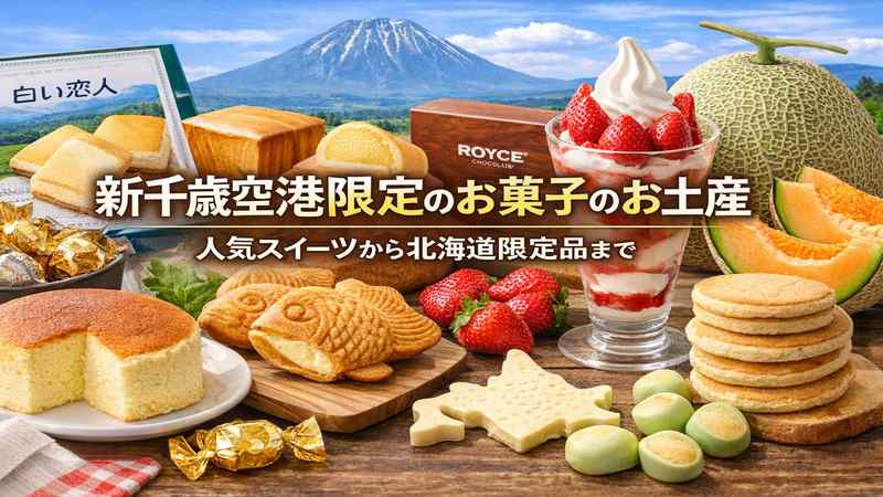 新千歳空港限定のお菓子のお土産｜人気スイーツから北海道限定品まで