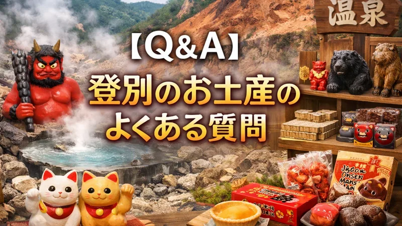 【Q&A】登別のお土産のよくある質問
