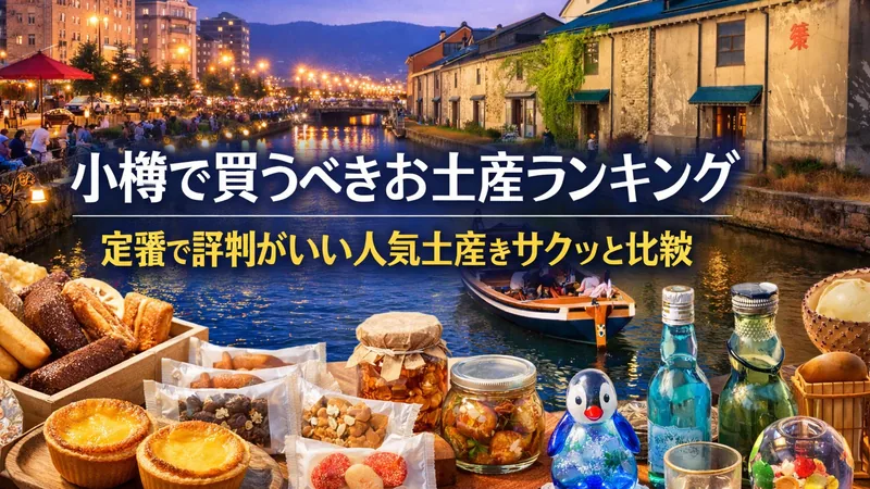 小樽で買うべきお土産ランキング｜定番で評判がいい人気土産をサクッと比較