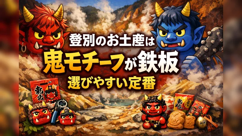 登別のお土産は鬼モチーフが鉄板｜選びやすい定番