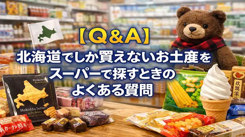 【Q＆A】北海道でしか買えないお土産をスーパーで探すときのよくある質問