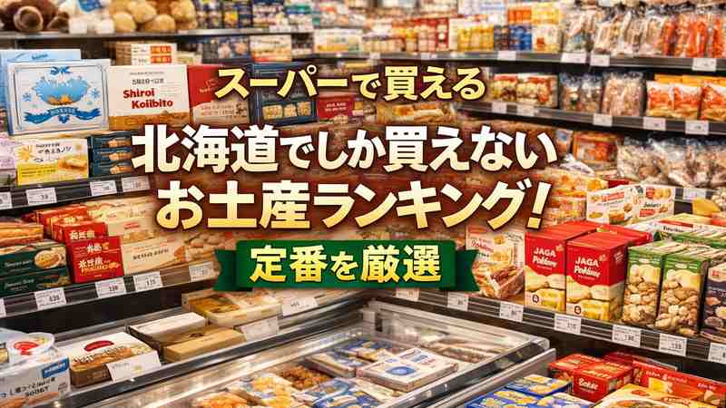 スーパーで買える北海道でしか買えないお土産ランキング！定番を厳選