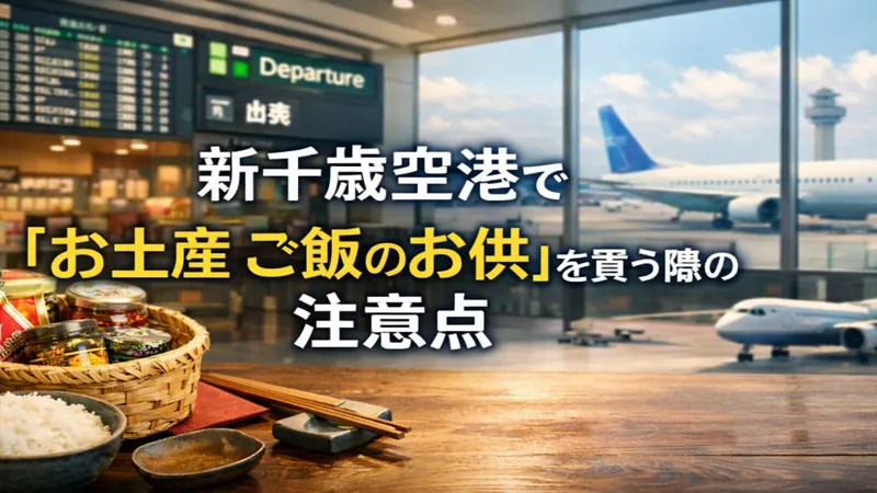 新千歳空港でお土産_ご飯のお供を買う際の注意点