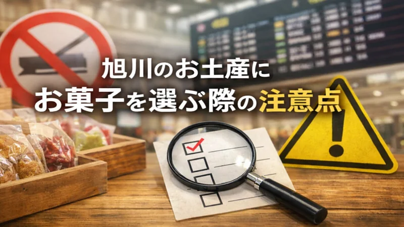 旭川のお土産にお菓子を選ぶ際の注意点
