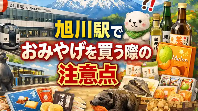 旭川駅でおみやげを買う際の注意点