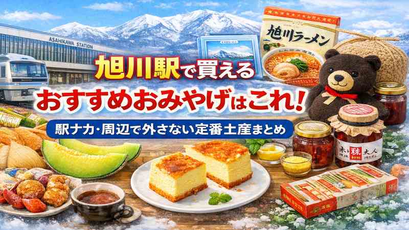 旭川駅で買えるおすすめおみやげはこれ！駅ナカ・周辺で外さない定番土産まとめ