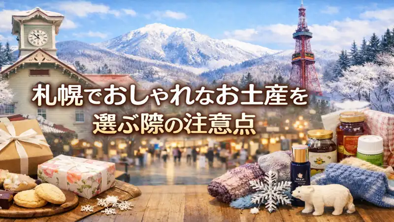 札幌でおしゃれなお土産を選ぶ際の注意点