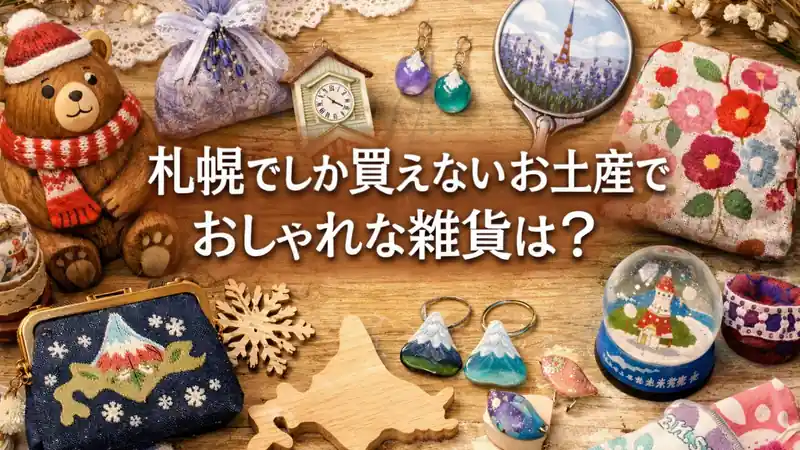 札幌でしか買えないお土産でおしゃれな雑貨は