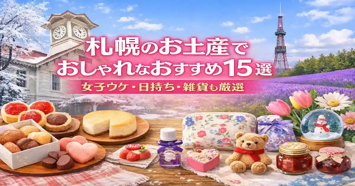 札幌のお土産でおしゃれなおすすめ15選｜女子ウケ・日持ち・雑貨も厳選