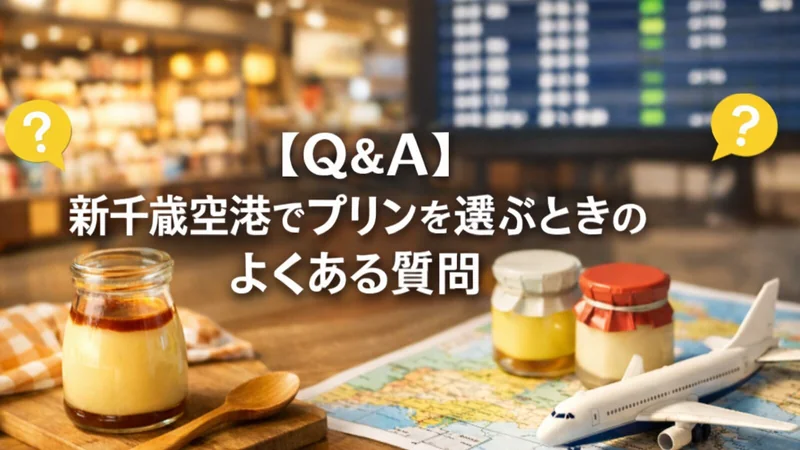 【Q＆A】新千歳空港でプリンを選ぶときのよくある質問