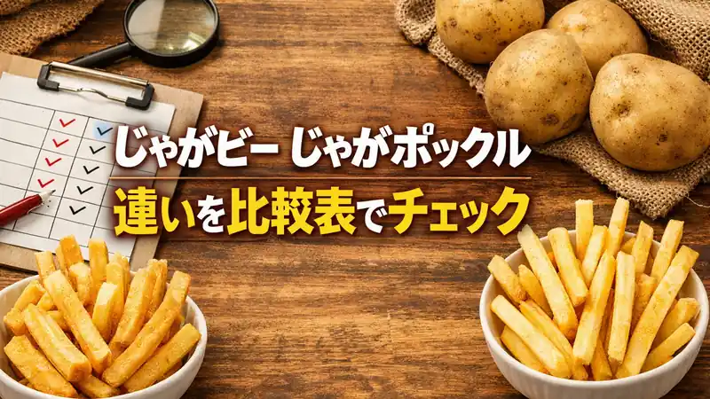 じゃがビー じゃがポックル 違いを比較表でチェック