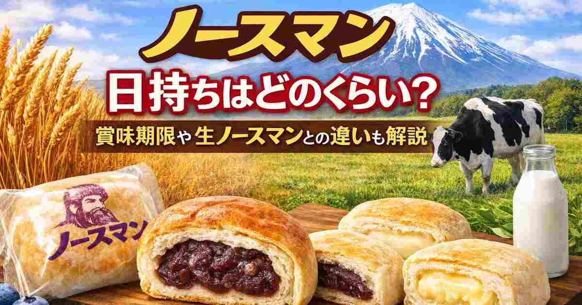 ノースマン 日持ちはどのくらい？賞味期限や生ノースマンとの違いも解説