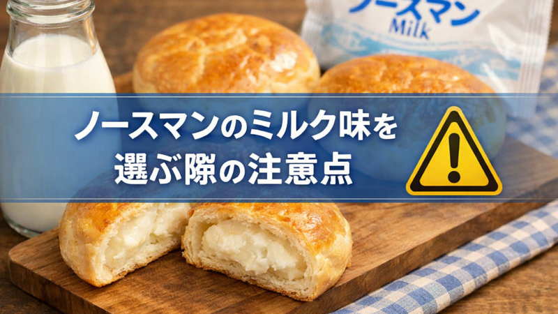 ノースマンのミルク味を選ぶ際の注意点