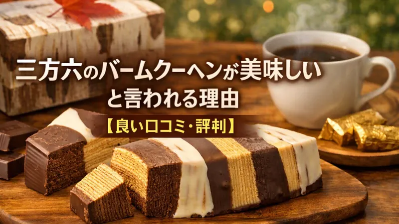 三方六のバームクーヘンが美味しいと言われる理由【良い口コミ・評判】