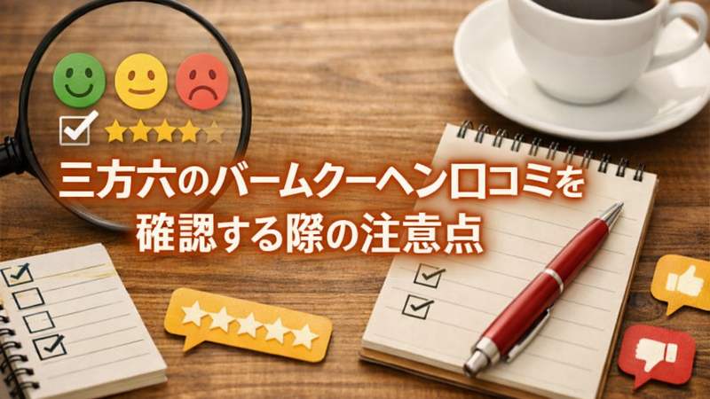 三方六のバームクーヘン口コミを確認する際の注意点
