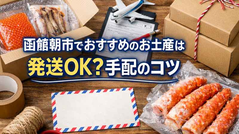 函館朝市でおすすめのお土産は発送OK？手配のコツ