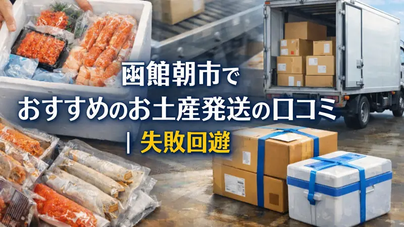函館朝市でおすすめのお土産発送の口コミ｜失敗回避