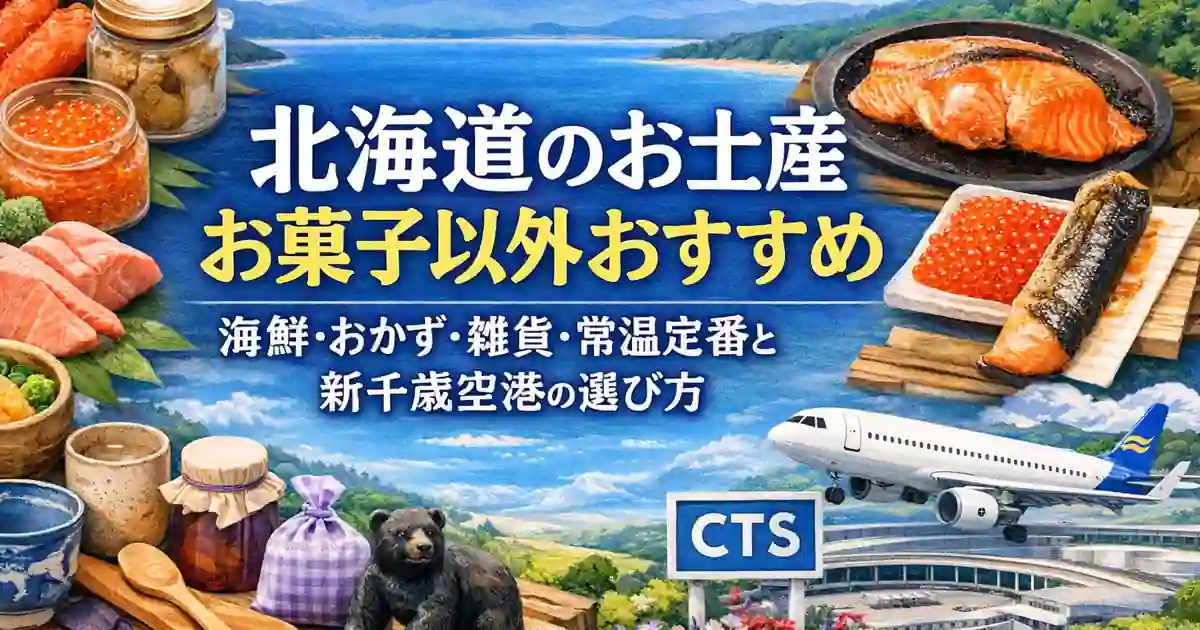 北海道のお土産 お菓子以外おすすめ｜海鮮・おかず・雑貨・常温定番と新千歳空港の選び方