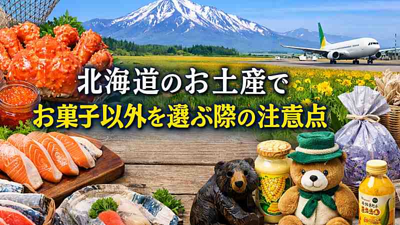 北海道のお土産でお菓子以外を選ぶ際の注意点