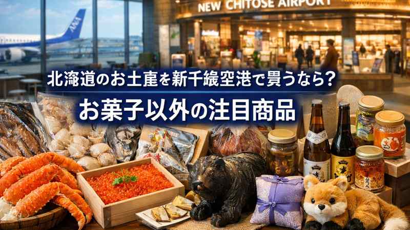 北海道のお土産を新千歳空港で買うなら？お菓子以外の注目商品
