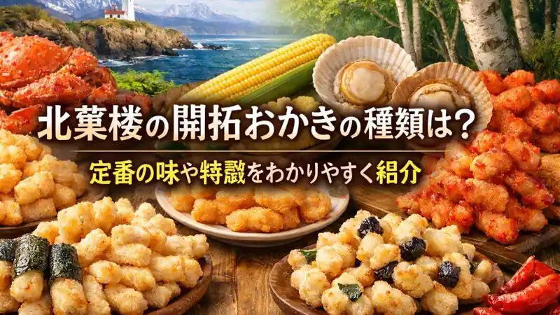 北菓楼の開拓おかきの種類は？定番の味や特徴をわかりやすく紹介