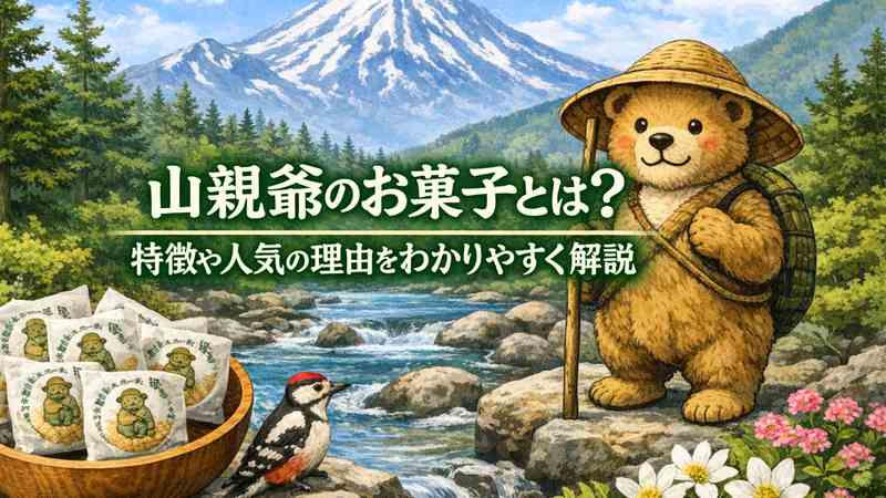 山親爺のお菓子とは？特徴や人気の理由をわかりやすく解説