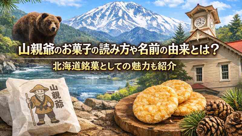 山親爺のお菓子の読み方や名前の由来とは？北海道銘菓としての魅力も紹介