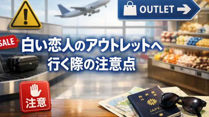 白い恋人のアウトレットへ行く際の注意点