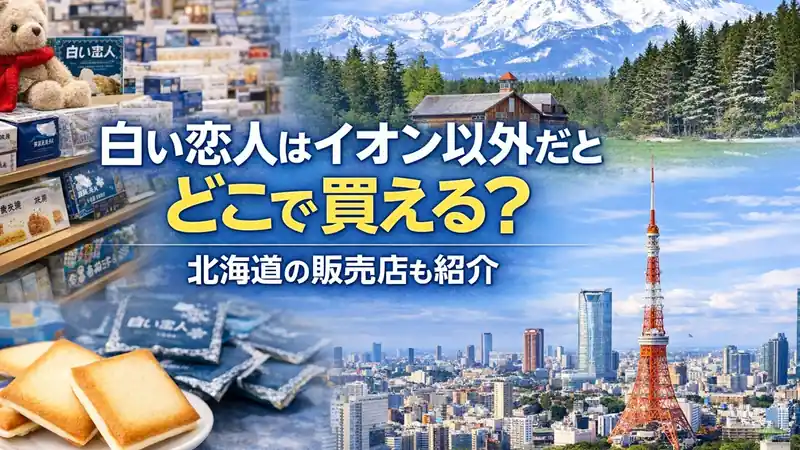 白い恋人はイオン以外だとどこで買える？北海道の販売店も紹介