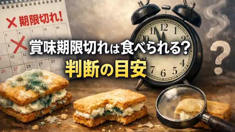 賞味期限切れは食べられる？判断の目安