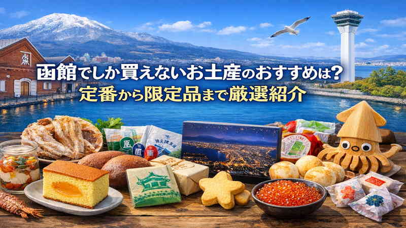函館でしか買えないお土産のおすすめは？定番から限定品まで厳選紹介