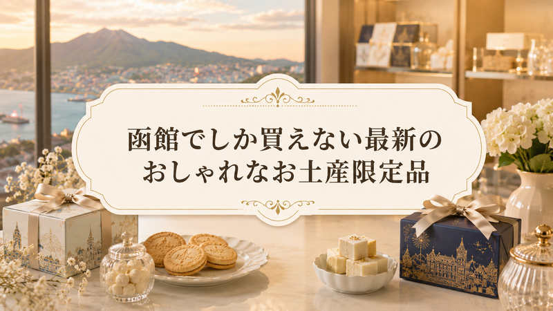 函館でしか買えない最新のおしゃれなお土産限定品