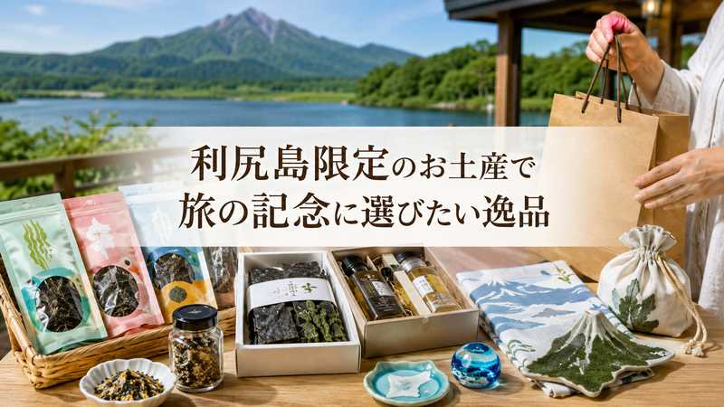 利尻島限定のお土産で旅の記念に選びたい逸品