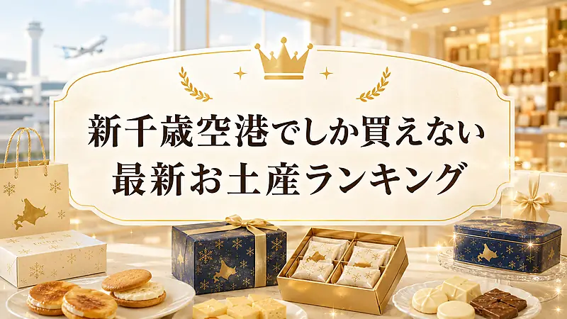 新千歳空港でしか買えない最新お土産ランキング