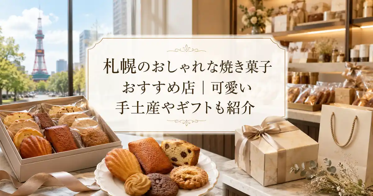 札幌のおしゃれな焼き菓子おすすめ店｜可愛い手土産やギフトも紹介
