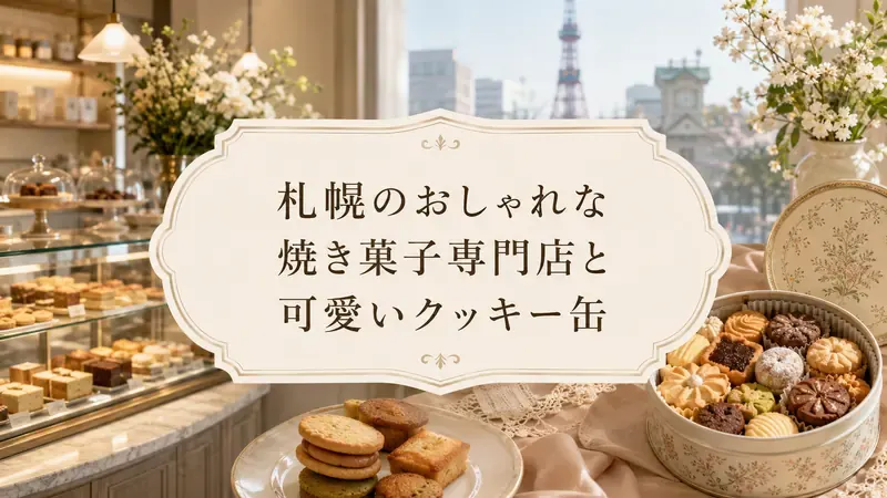 札幌のおしゃれな焼き菓子専門店と可愛いクッキー缶