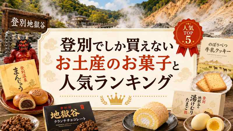 登別でしか買えないお土産のお菓子と人気ランキング