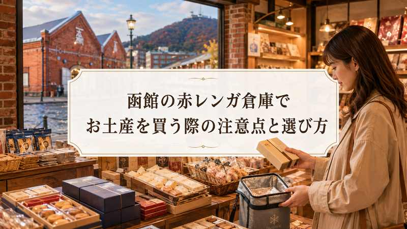 函館の赤レンガ倉庫でお土産を買う際の注意点と選び方