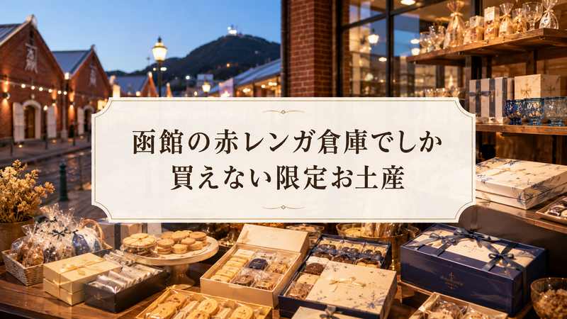 函館の赤レンガ倉庫でしか買えない限定お土産