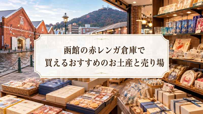 函館の赤レンガ倉庫で買えるおすすめのお土産と売り場