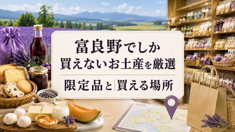 富良野でしか買えないお土産を厳選｜限定品と買える場所