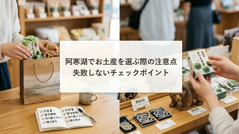 阿寒湖でお土産を選ぶ際の注意点_失敗しないチェックポイント