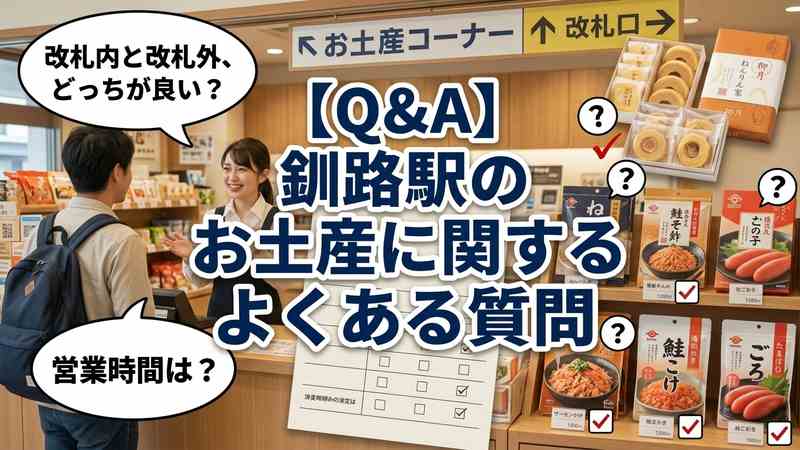 QA_釧路駅のお土産に関するよくある質問