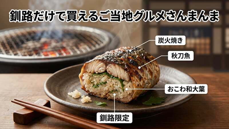 釧路だけで買えるご当地グルメさんまんま
