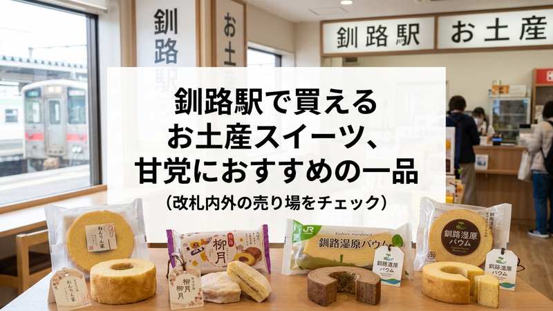 釧路駅で買えるお土産スイーツ_甘党におすすめの一品