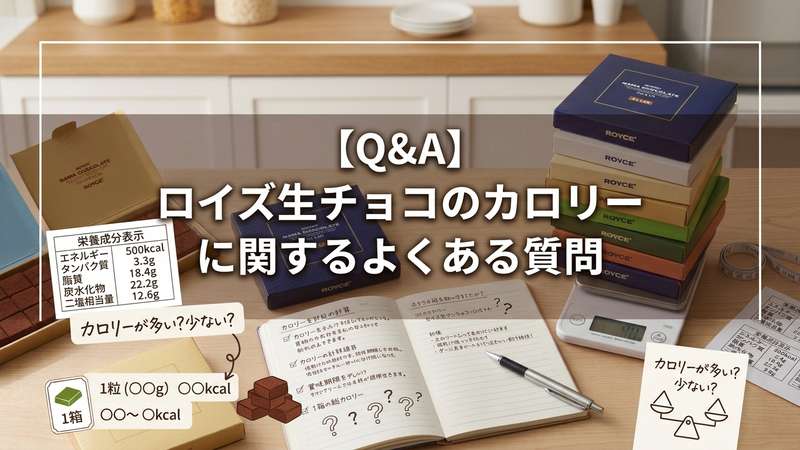 【Q&A】ロイズ生チョコのカロリーに関するよくある質問