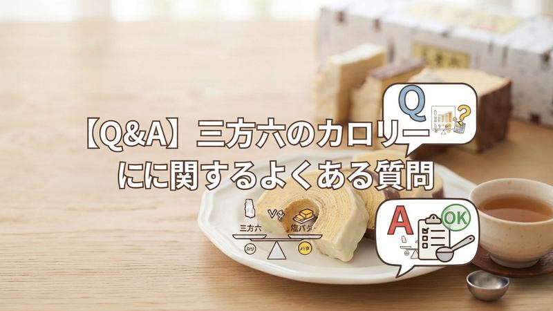 【Q&A】三方六のカロリーに関するよくある質問