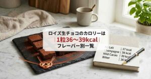 ロイズ生チョコのカロリーは1粒36〜39kcal_フレーバー別一覧