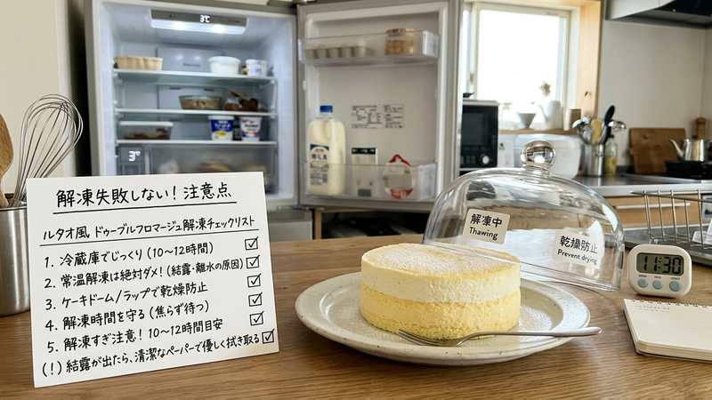 解凍失敗しない！注意点